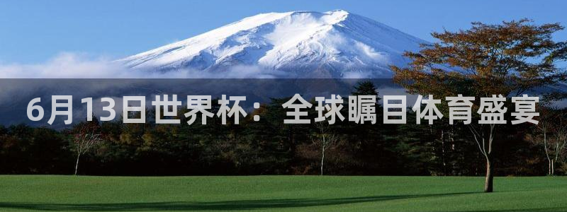 世界杯对阵图2026:6月13日世界杯:全球瞩目体育盛宴